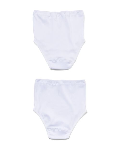 lot de 2 slips femme blanc