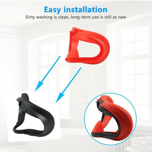 Til Meta Quest 3S VR Silikone Case Anti-Sved Face Pad Beskyttende Cover