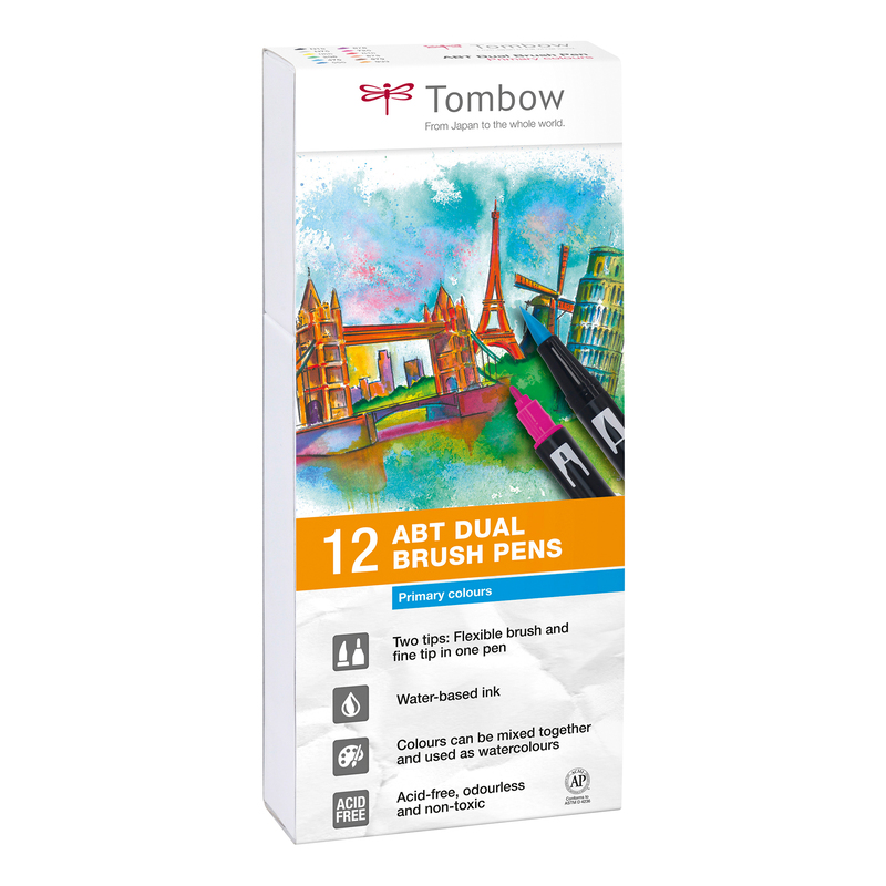 Tombow Pinselstifte ABT, 12 Stück, assortiert