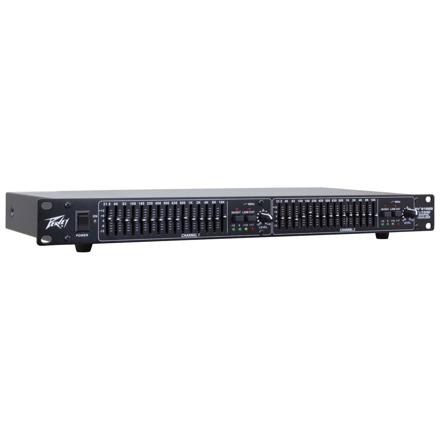 Peavey PV 215EQ 2-kanaals 15-bands grafische equalizer