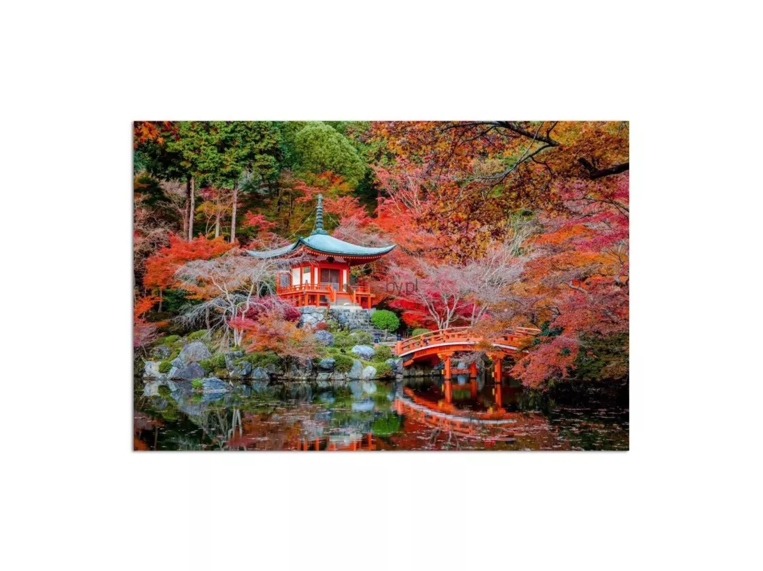 Tableau jardin à la japonaise - 70 x 100 cm