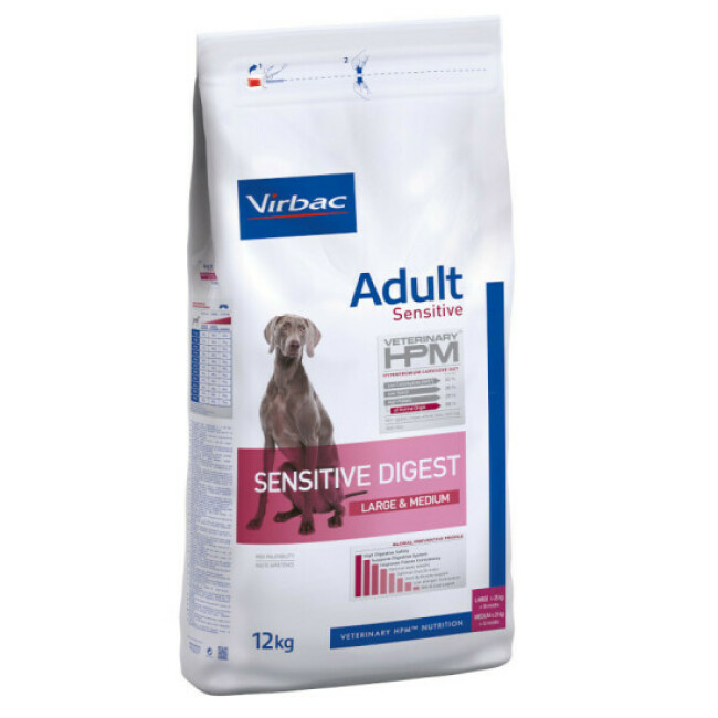 Croquettes Virbac HPM Adult Sensitive Digest Medium & Large