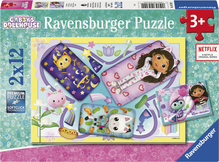 Ravensburger puslespil Ravnsburger 2x12 brik ass