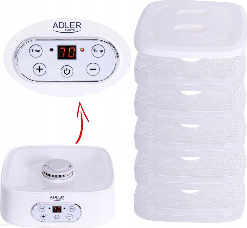 Adler - AD 6658 Champignon kruidendroger - Paddenstoel- kruiden- en voedseldehydrator