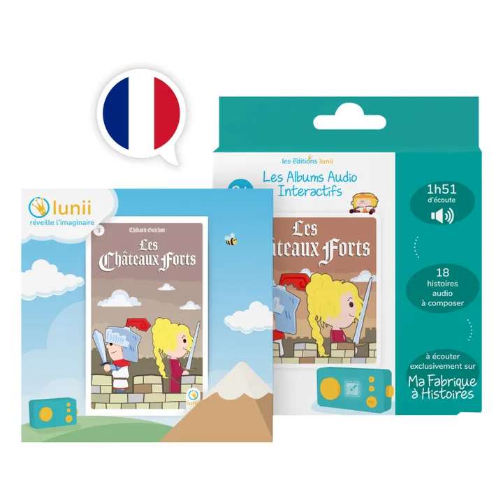 Lunii Coffret livre audio - Les châteaux forts