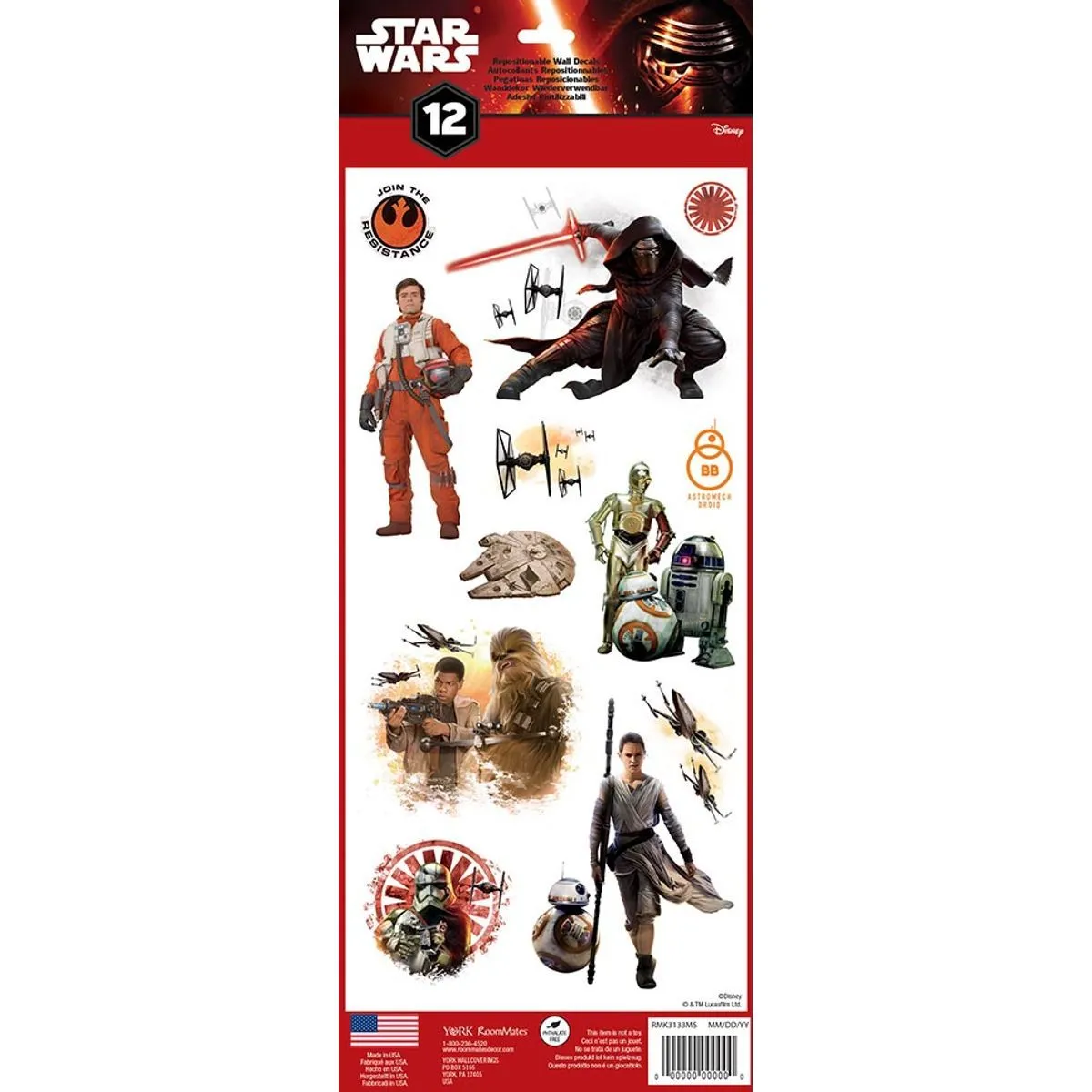 Thedecofactory STAR WARS Stickers Géants