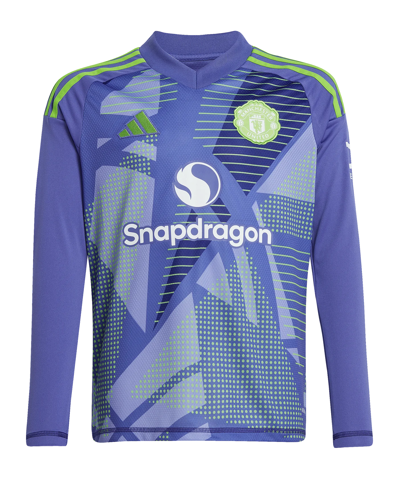 adidas Manchester United Langarm Torwarttrikot 2024/2025 Kids Lila