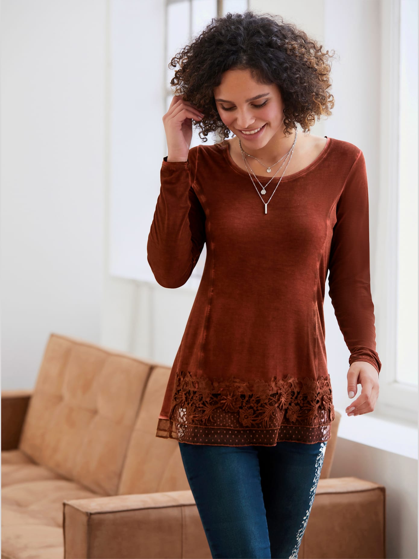 T-shirt viscose