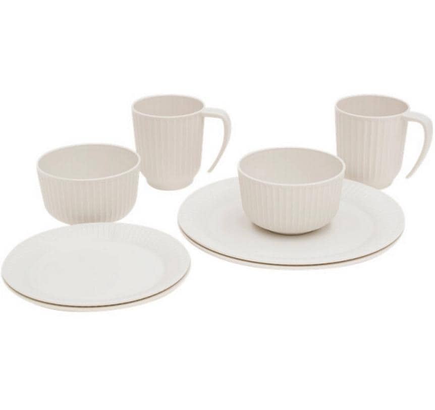 Outdoor-Geschirrset Delish 2er-Set SandstoneDelish Geschirr-Set für 2 Personen