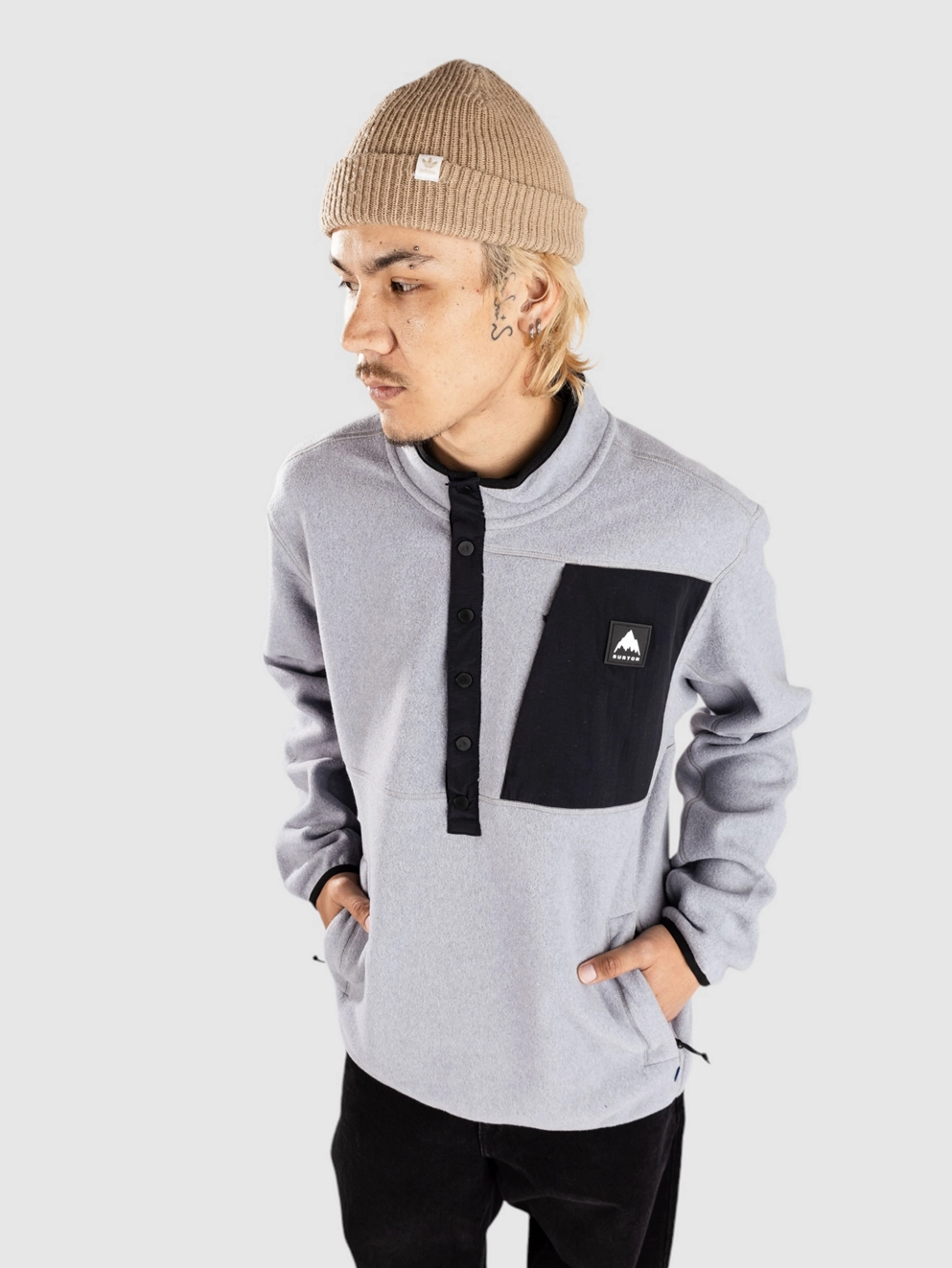 Burton Cinder Sweater gray heather