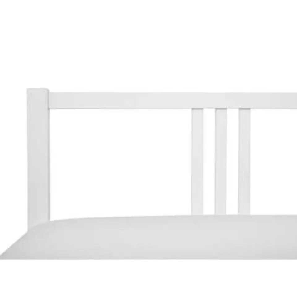 VANNES - Eenpersoonsbed - Wit - 90 x 200 cm - Dennenhout