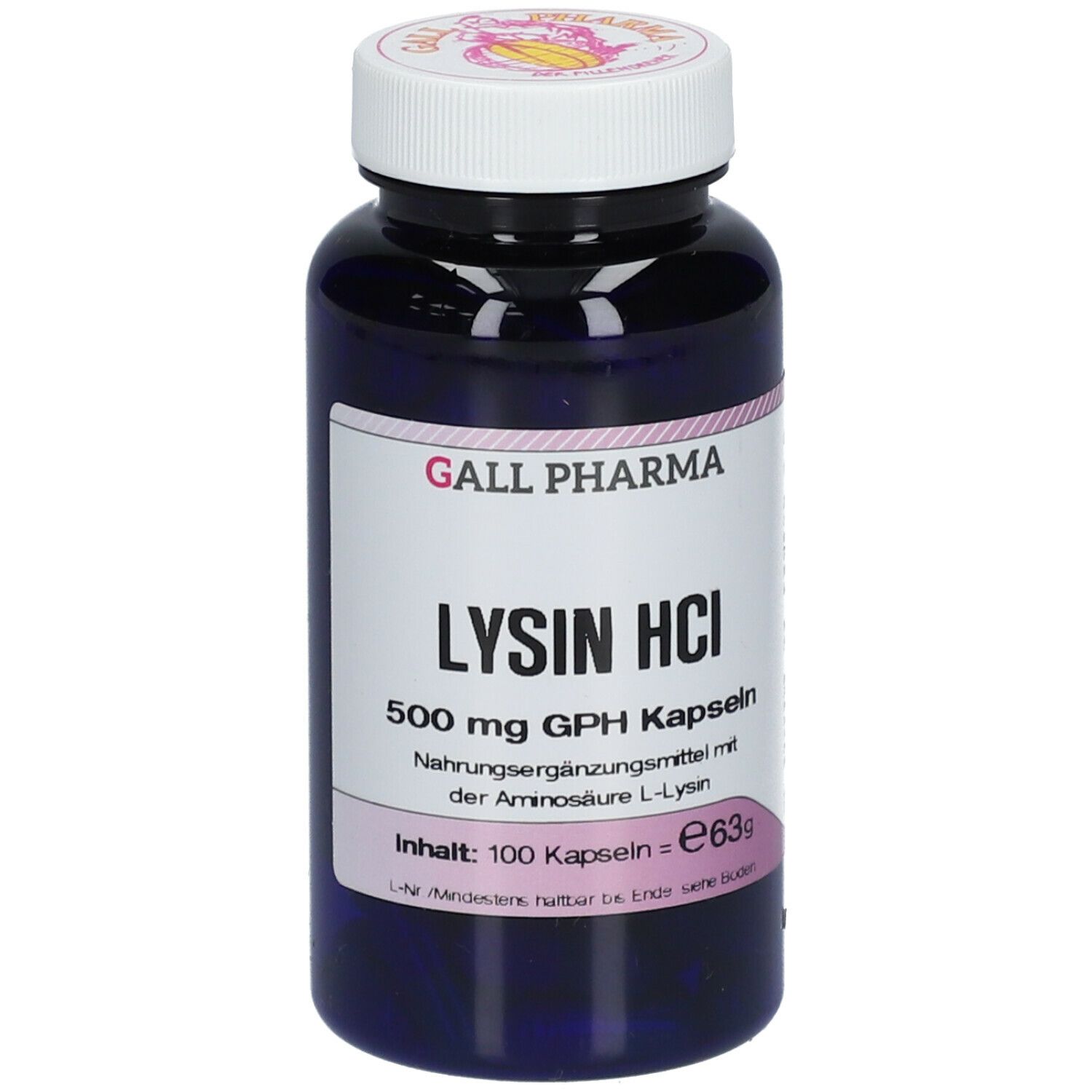 GALL PHARMA Lysin HCl 500 mg GPH Kapseln