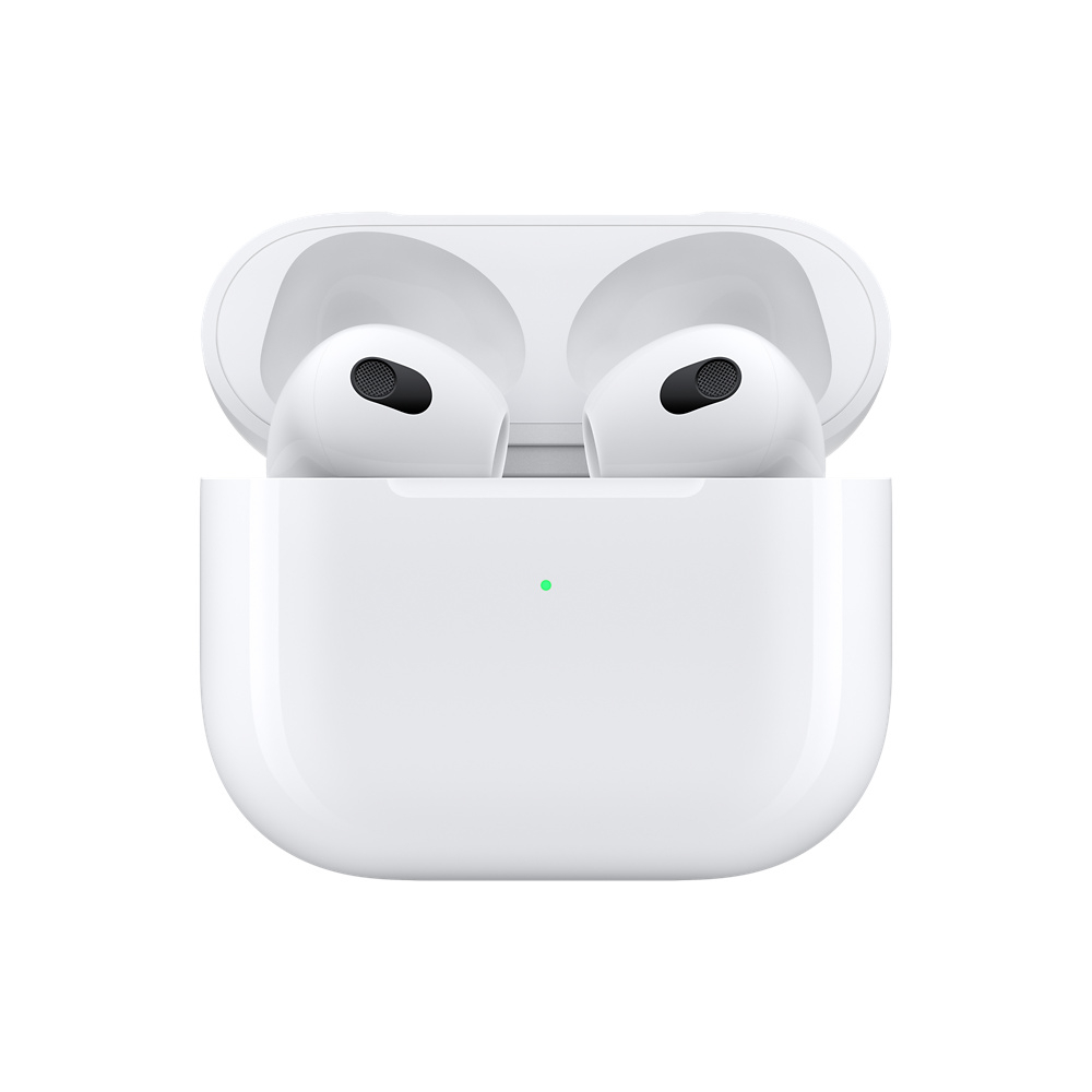 AirPods (3. Generation) Bluetooth Kopfhörer Headset mit Lightning Ladecase (MPNY3ZM/A) - Weiss