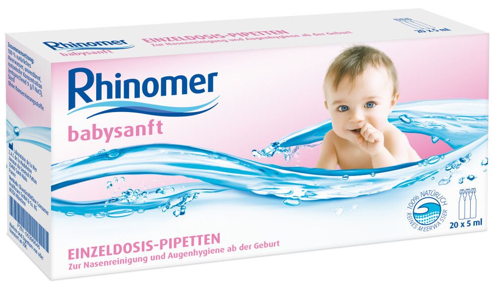 Rhinomer® babysanft Meerwasser Einzeldosis-Pipetten
