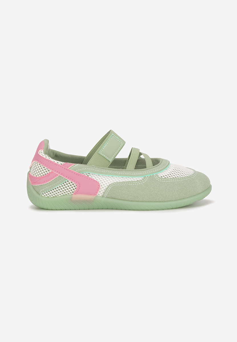 Ballerines sportives vert Denilia