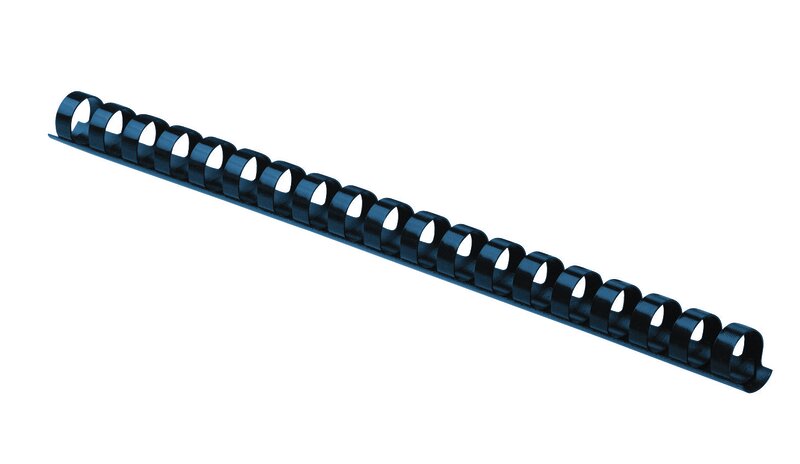 Fellowes Plastikbinderücken, A4, 10 mm, blau, 25 Stück
