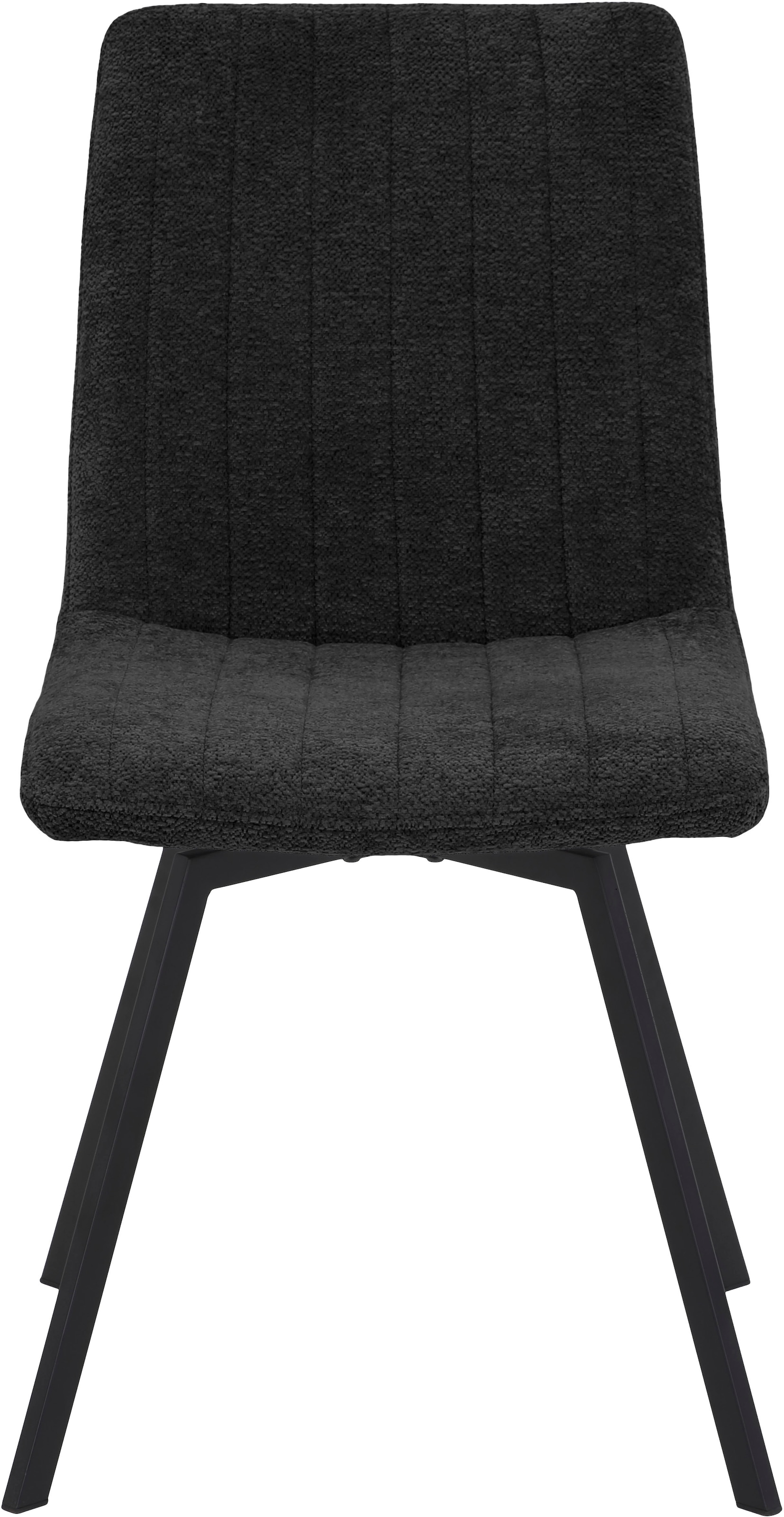 HELA Essgruppe »SAAR« 6 Stk. tlg. Tisch 160-200x90 cm, Einlegeplatte, X-Gestell, Stuhl 360° drehbar