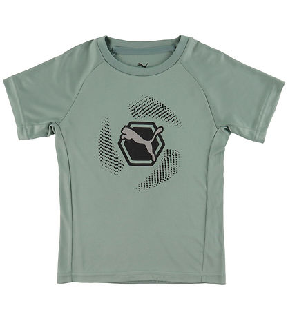 Puma T-Shirt - Active Sports Grafik - Green Mond