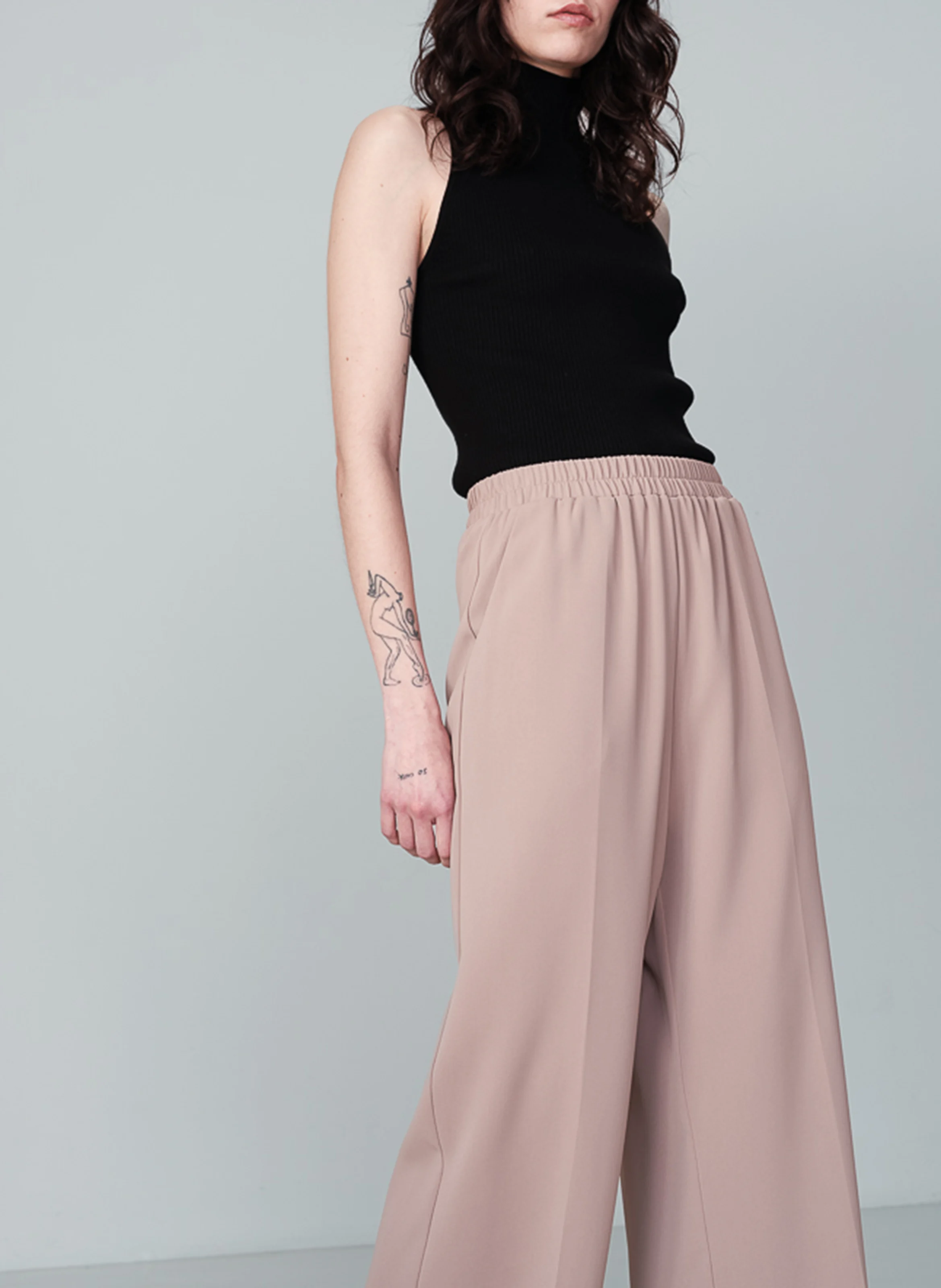 NOBLESSE - Pantalon large | Gris