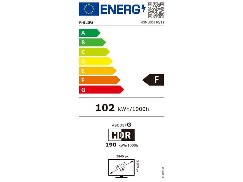 Philips TV 65MLED810/12 65