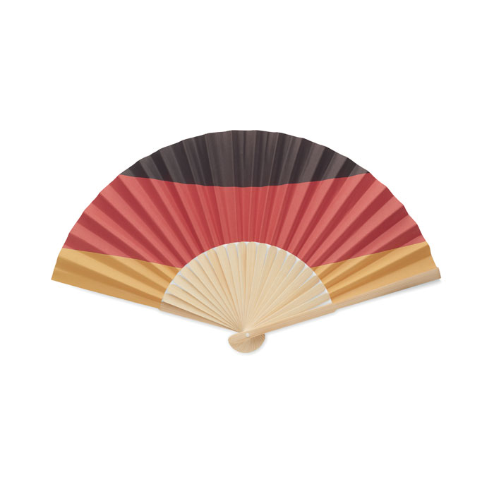 GiftRetail MO2244 - FUNFAN Eventail à motif de drapeau