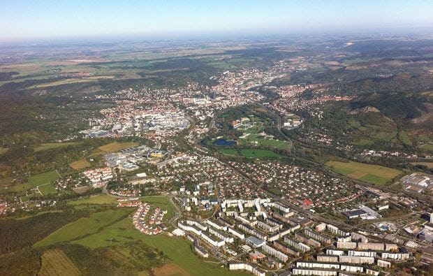 Flugzeug-Rundflug über Bad Berka im Flugzeug als Erlebnisgeschenk