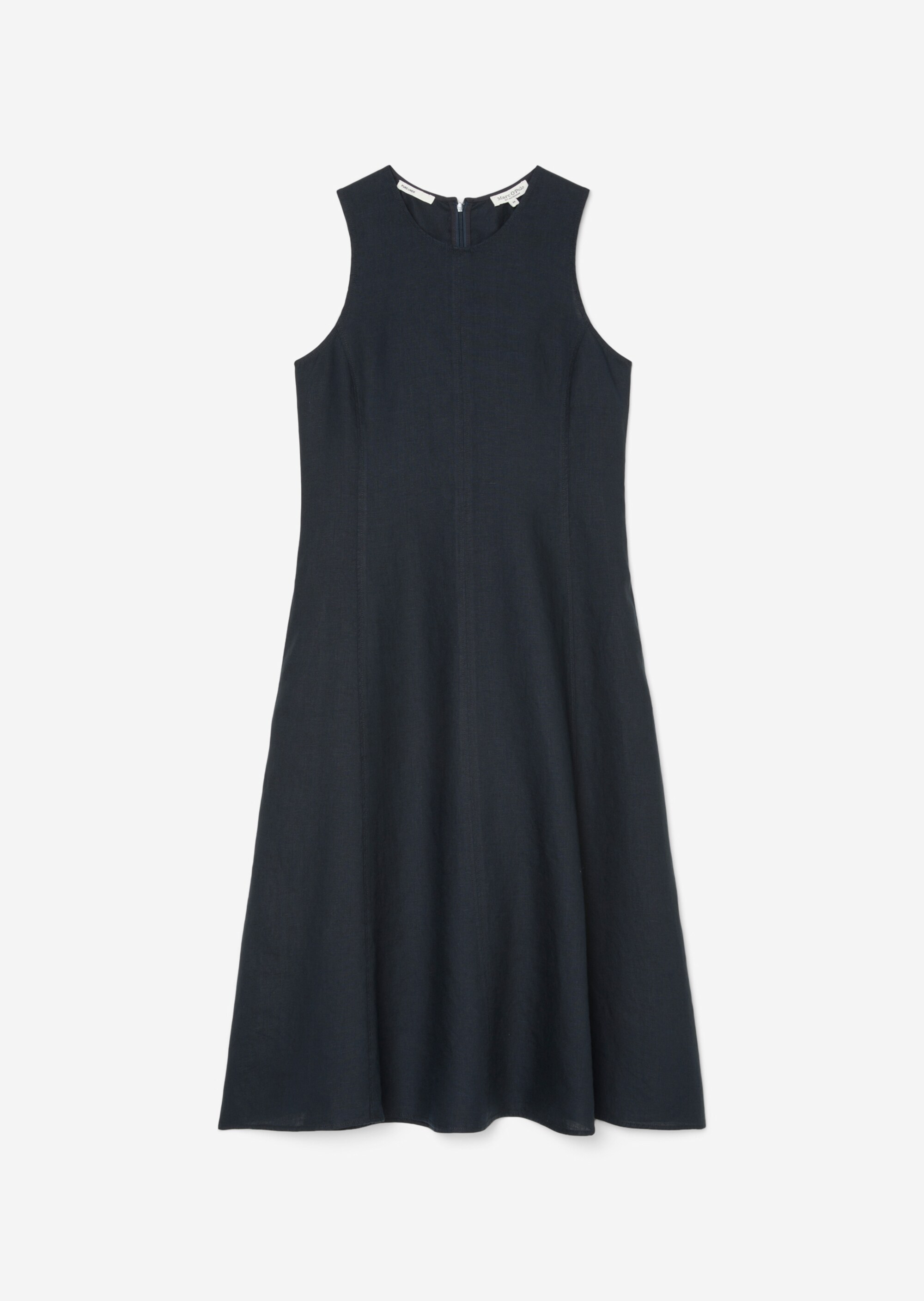 Leinenkleid fitted A-Shapeaus sommerlich leichter Ware