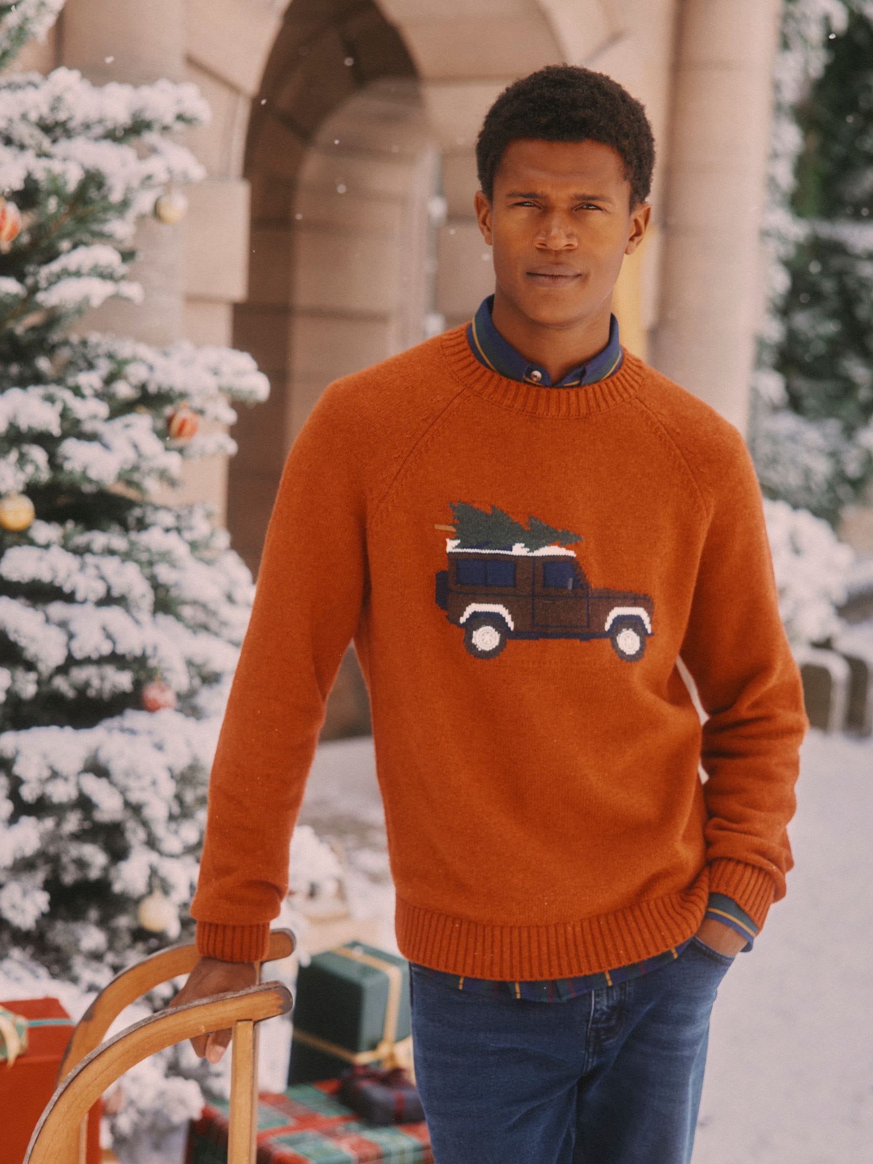 Offroad Crew Neck Christmas Jumper