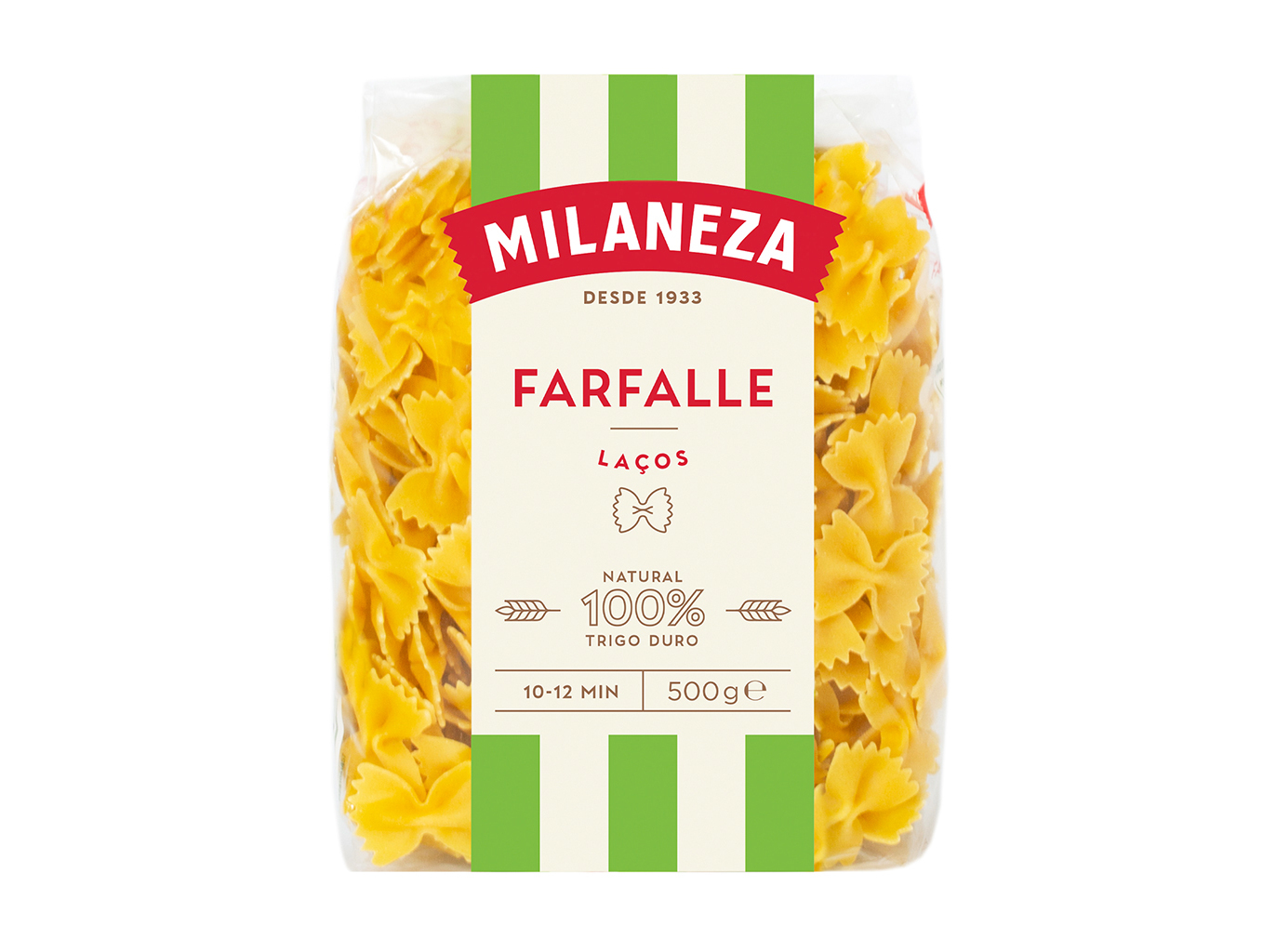 MASSA MILANEZA LAÇOS FARFALLE 500G