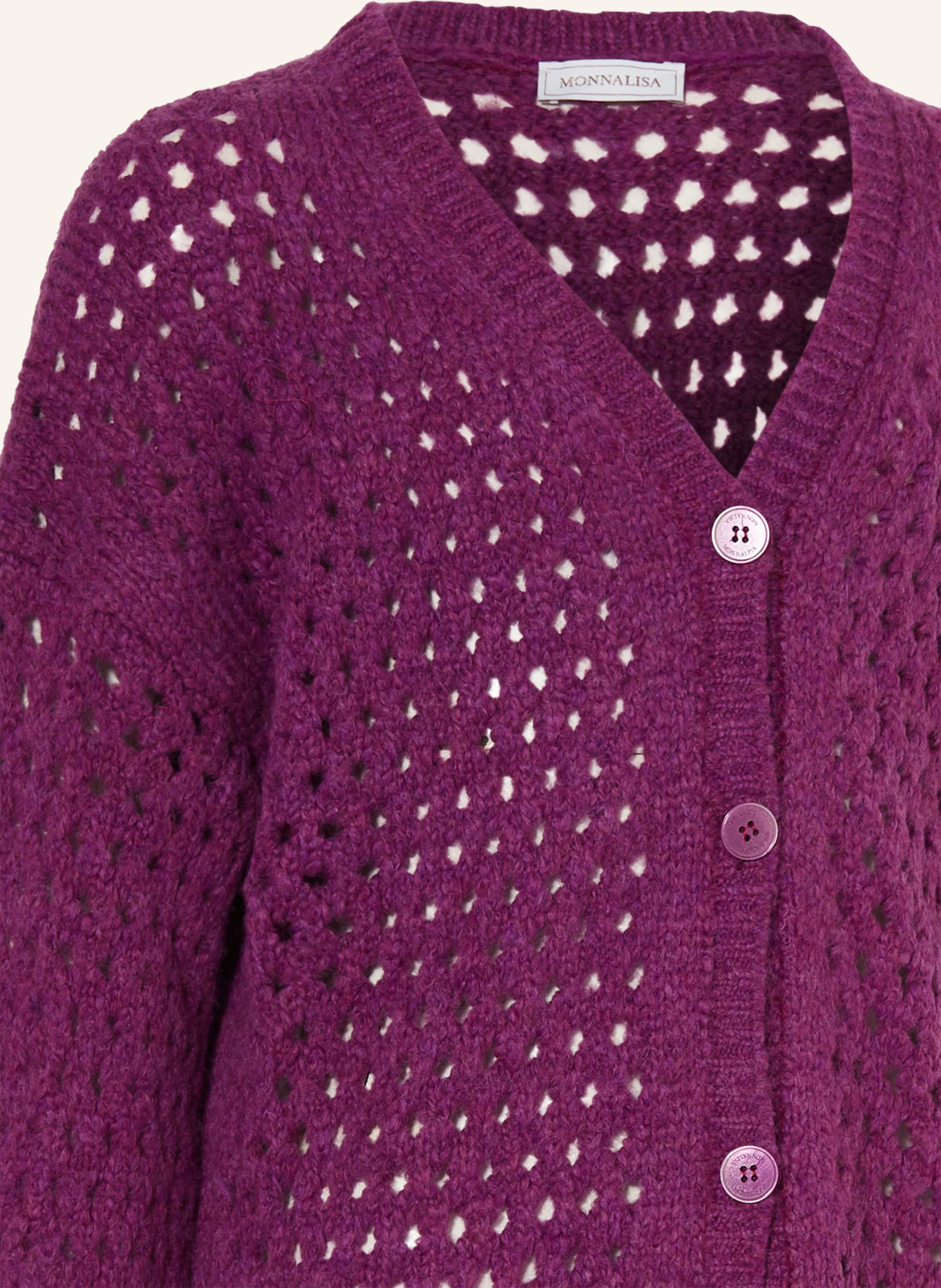 MONNALISA Strickjacke mit Pailletten