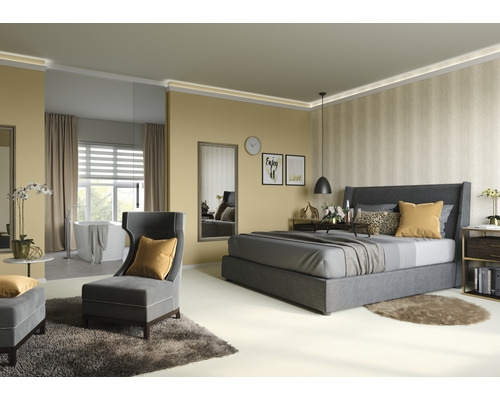 Vliesbehang 810394 Selection Home Collection effen goud