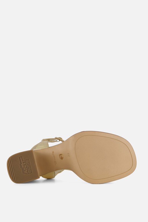 Tamaris Sandalen met hak goud Synthetisch