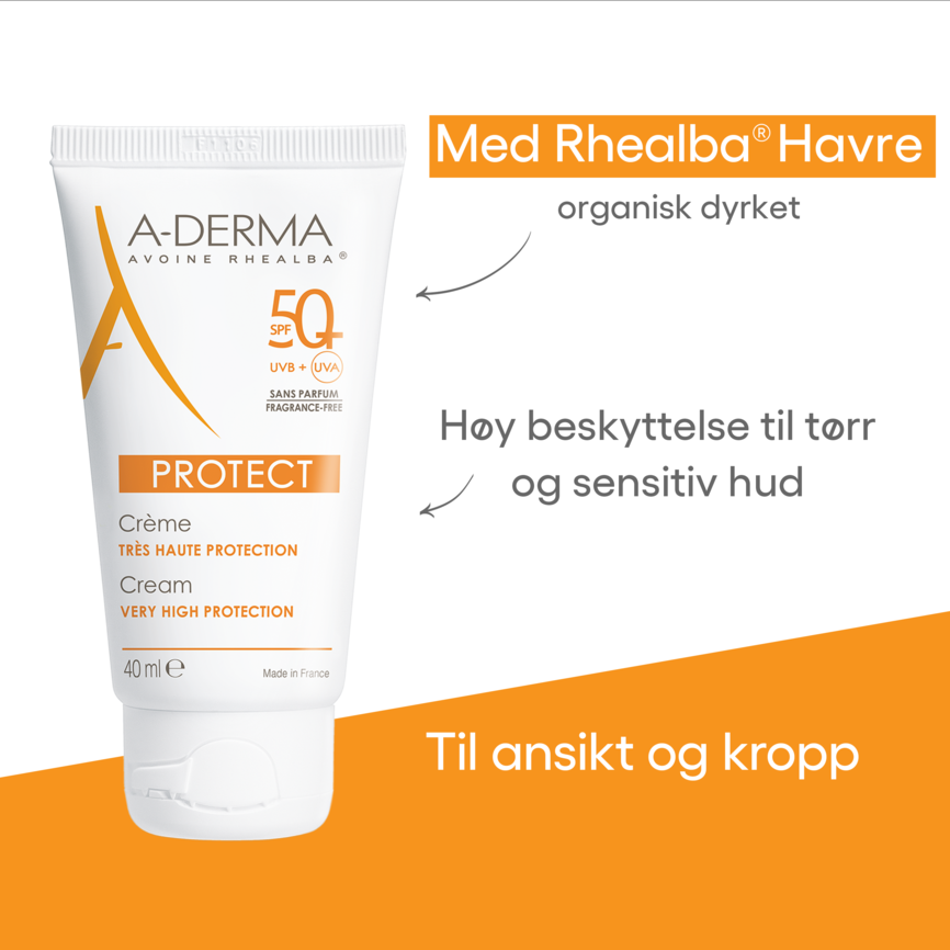 A-Derma Protect solkrem ansikt SPF50  40 ml