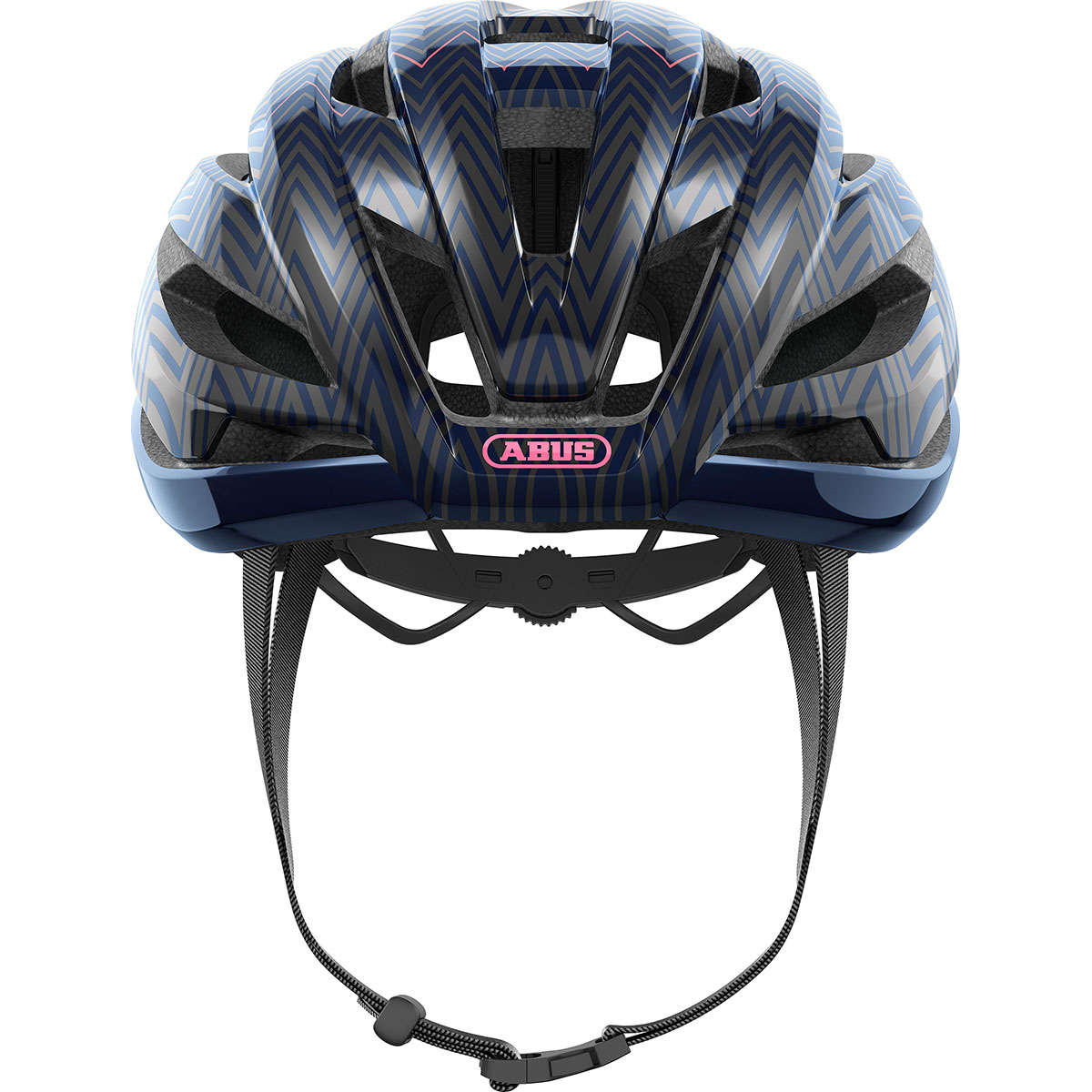 Abus StormChaser Race Fietshelm Zigzag Blauw/Grijs