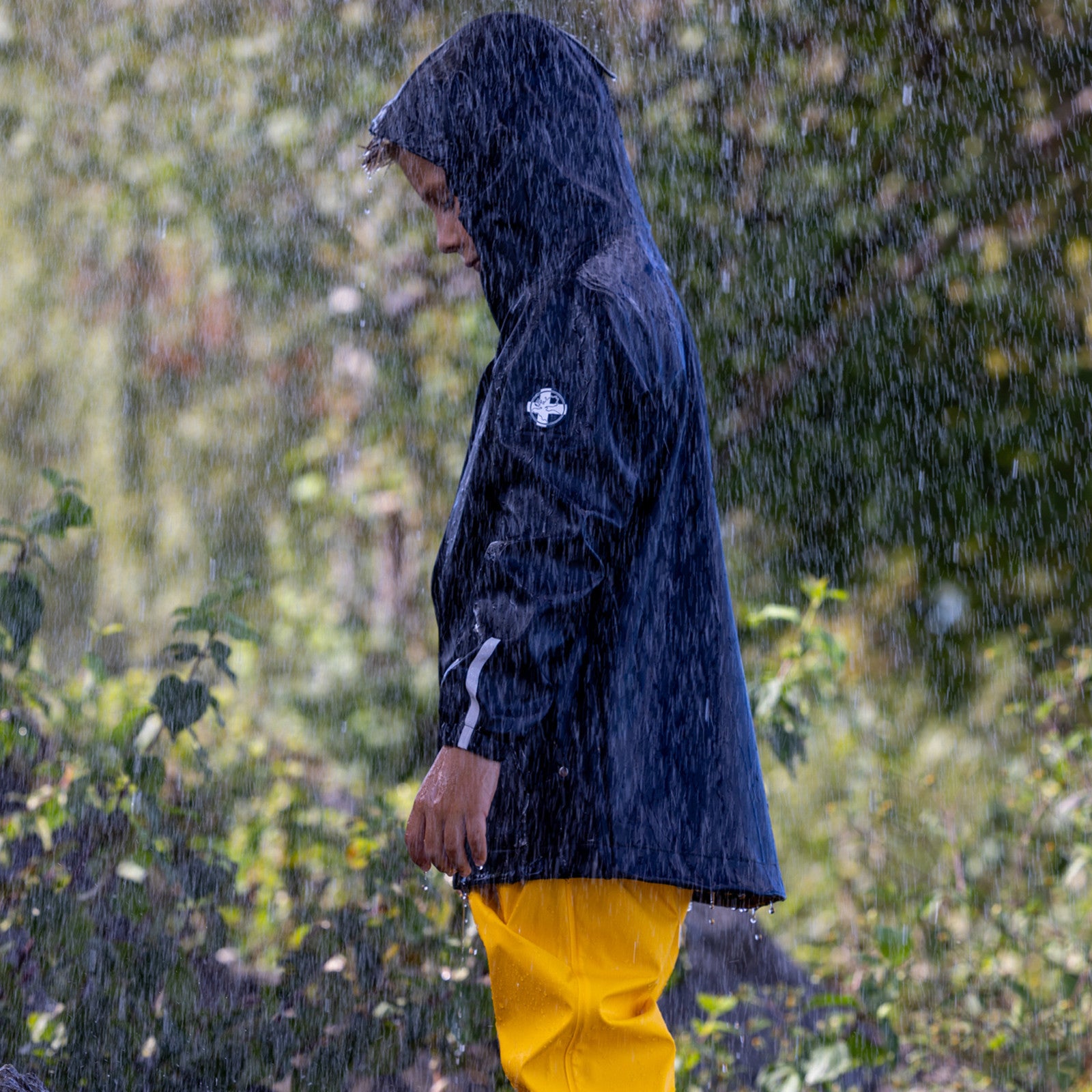 Kinder Jem Regenjacke navy