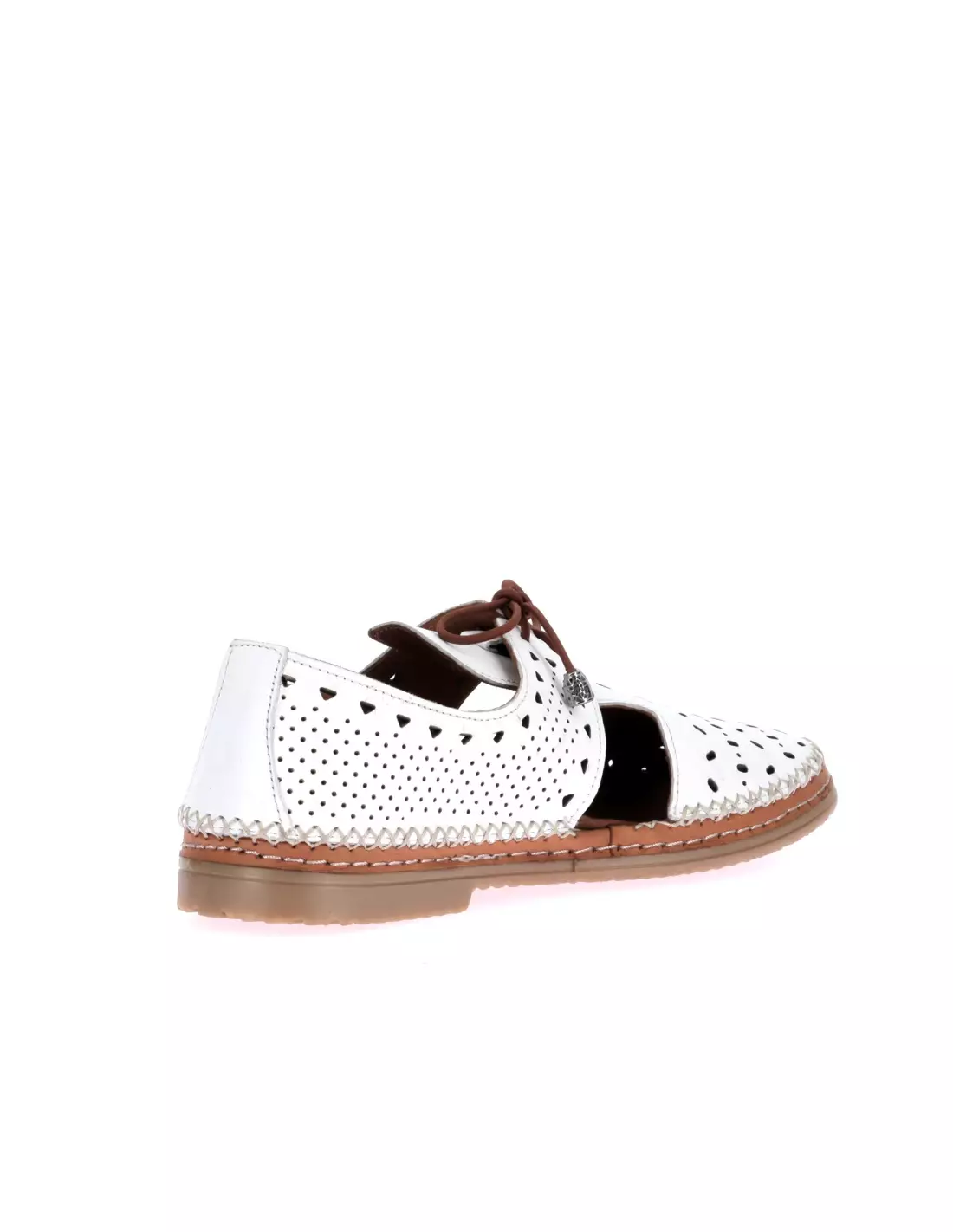 SOFT & FLEX 077.ATOM.521 - Derbies, richelieus & trotteurs WHITE-COCONUT