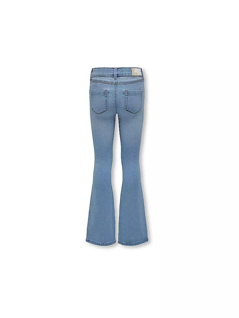 ONLY Mädchen Jeans Boot Cut Fit KOGROYAL hellblau