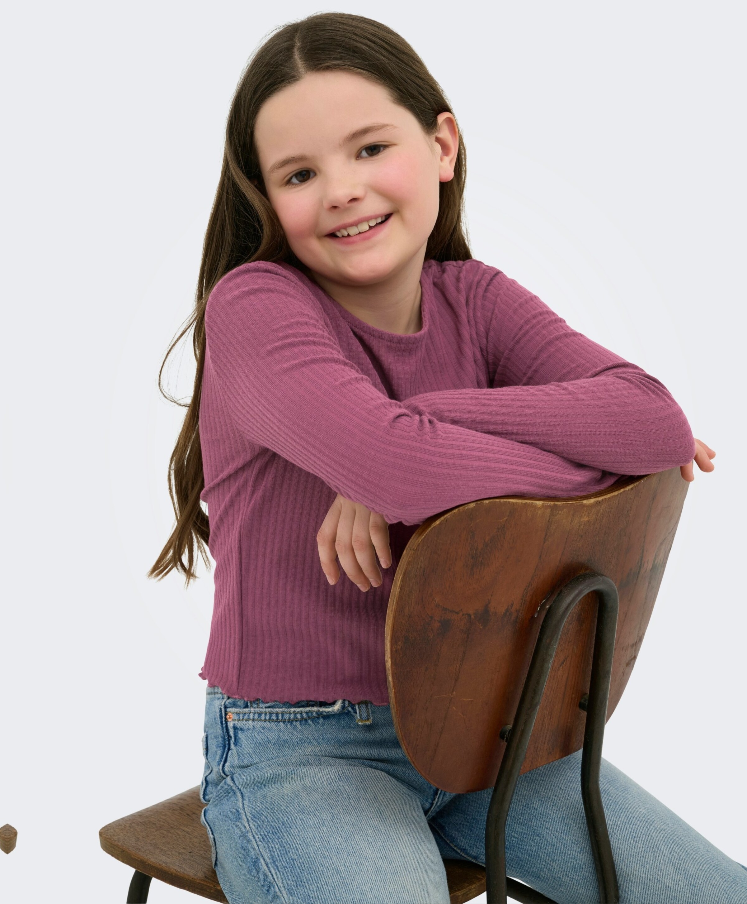 Only Meisjes longsleeve roze