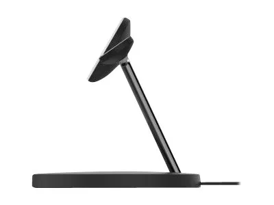 Belkin BoostCharge Pro - Trådløs opladningsstander - med MagSafe   AC-strømadapter - 15 Watt - Fast Charge - sort