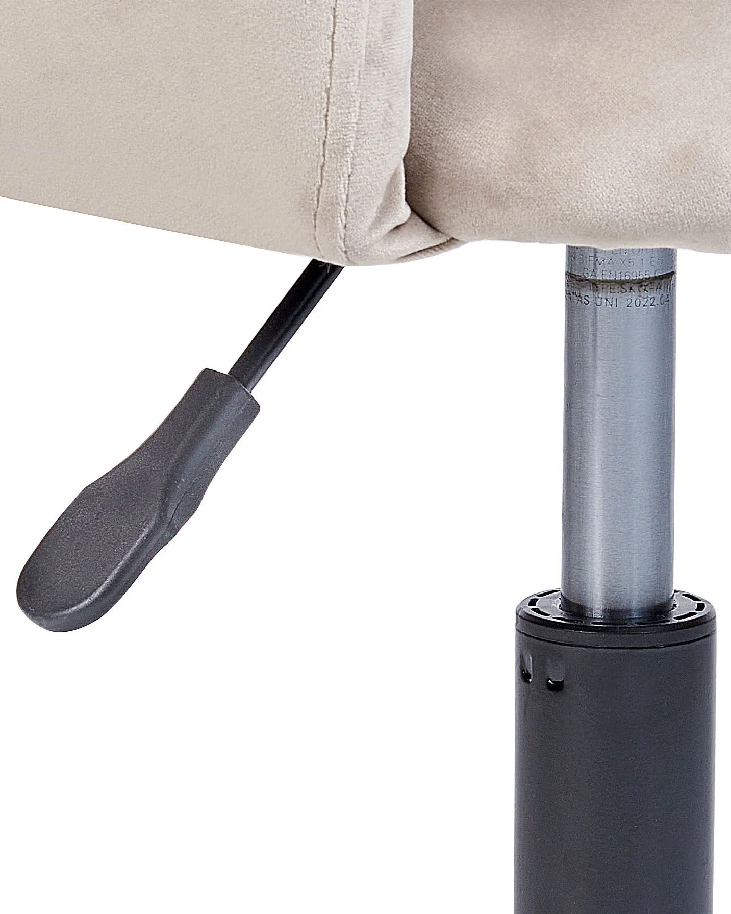 Bureaustoel SANILAC II Fluweel Taupe