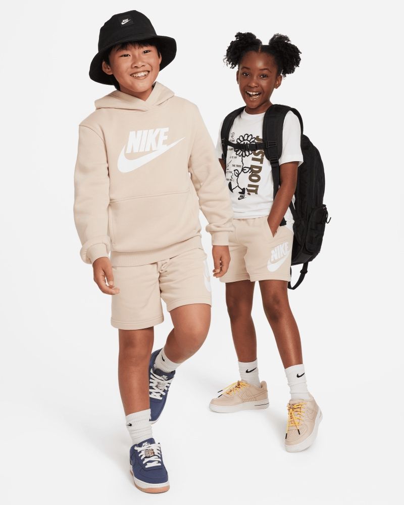 Short Nike Sportswear Club Fleece Beige pour enfant