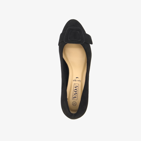 Nova dames pumps met gesp zwart