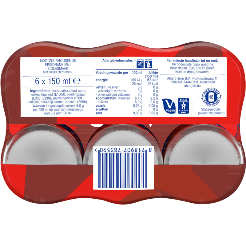 AH Cola regular mini 6-pack