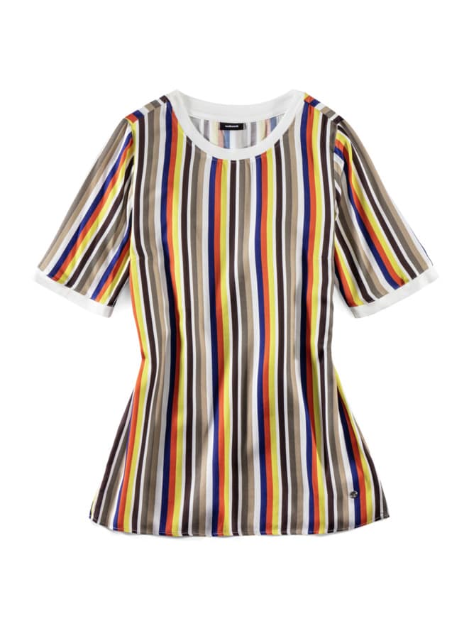 Shirtbluse-Multicolor-Streifen
