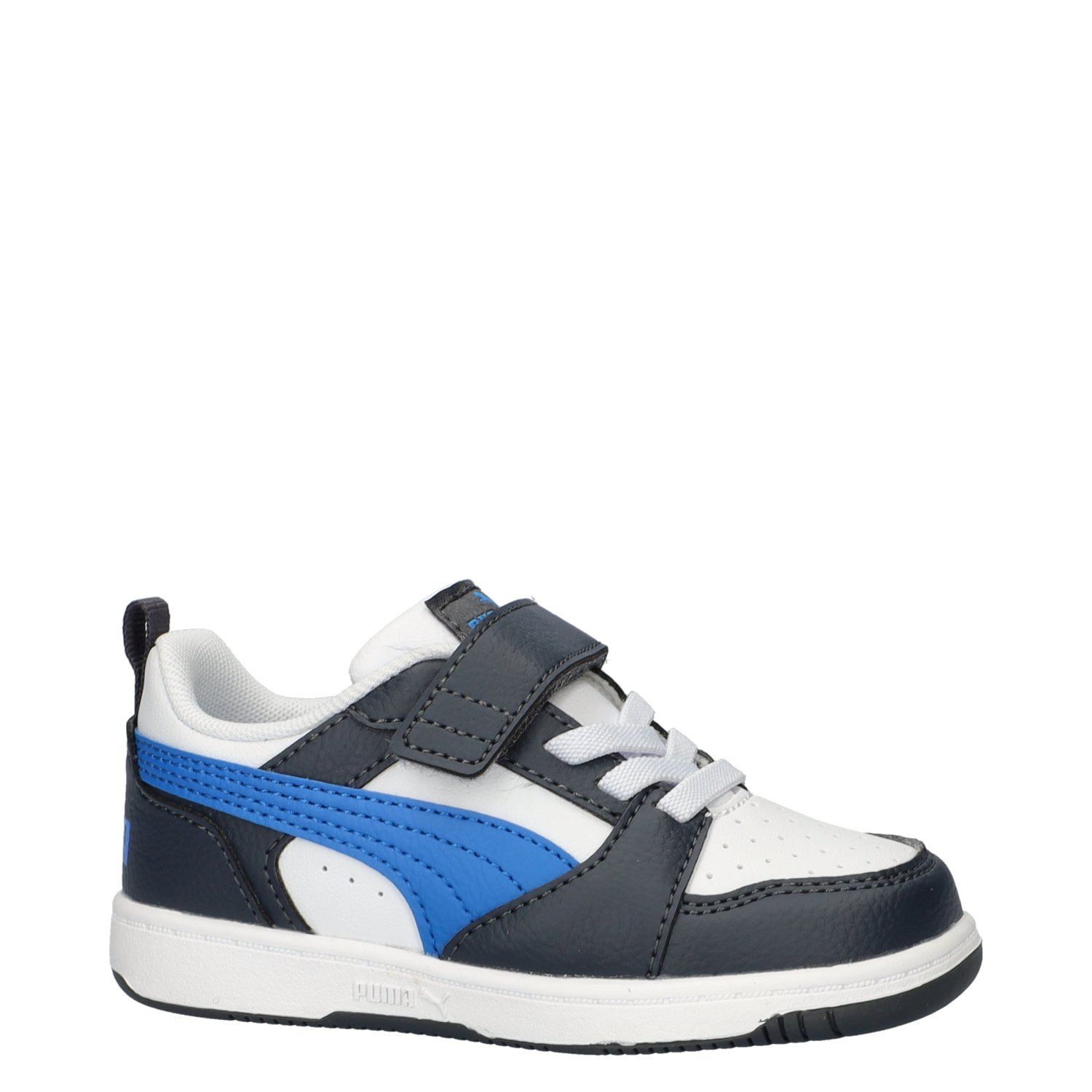 Rebound V6 Low jongens sneaker Puma Wit