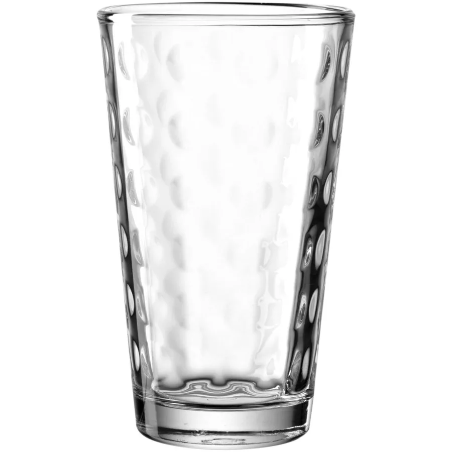 Leonardo Trinkgläser Optic 540 ml 4er Set transparent