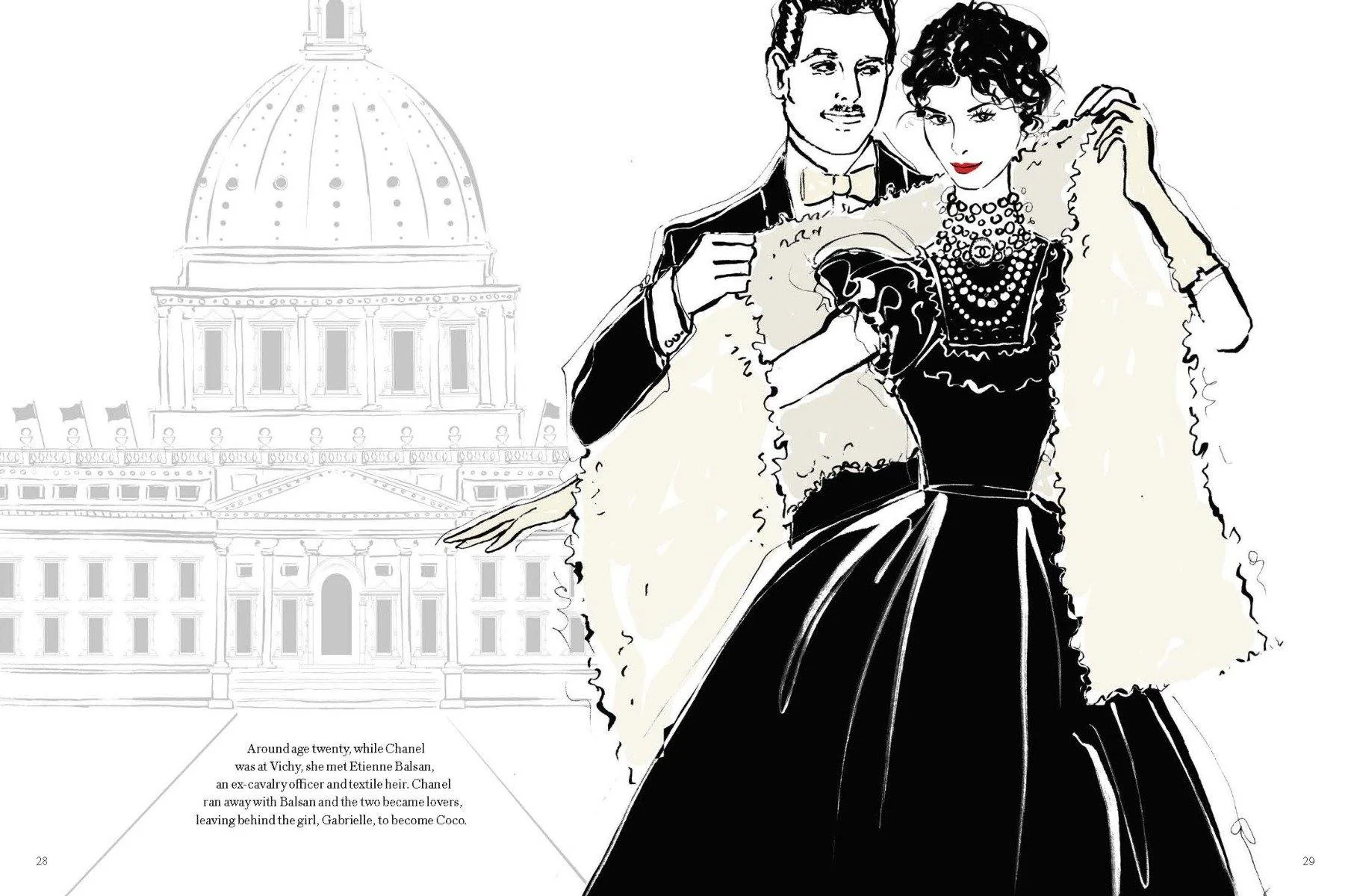 New Mags  Coco chanel - the illustrated world of a fashion icon bog