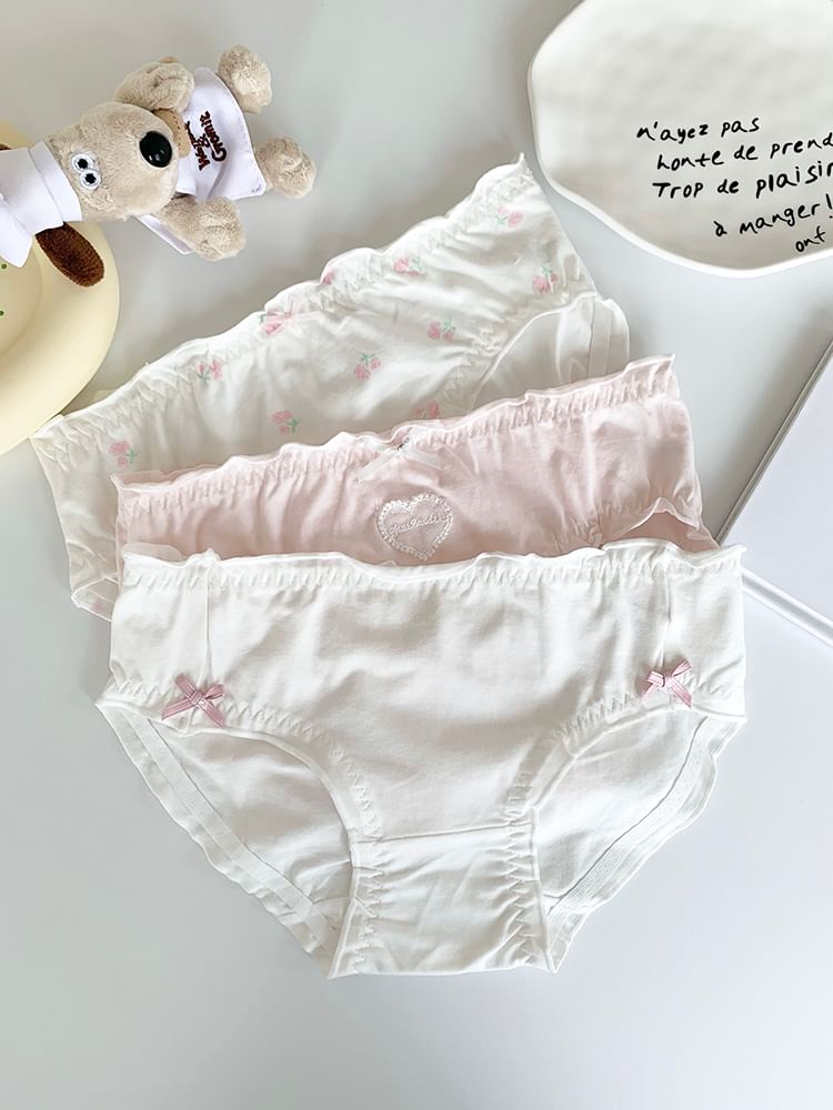 Nikiki - Lint Accent Panty / Set