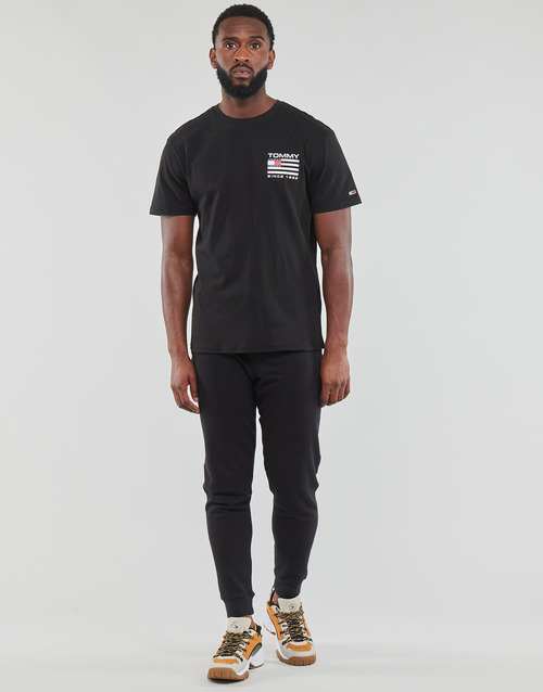 Tommy Jeans - TJM CLSC RWB BACK LOGO TEE - Noir