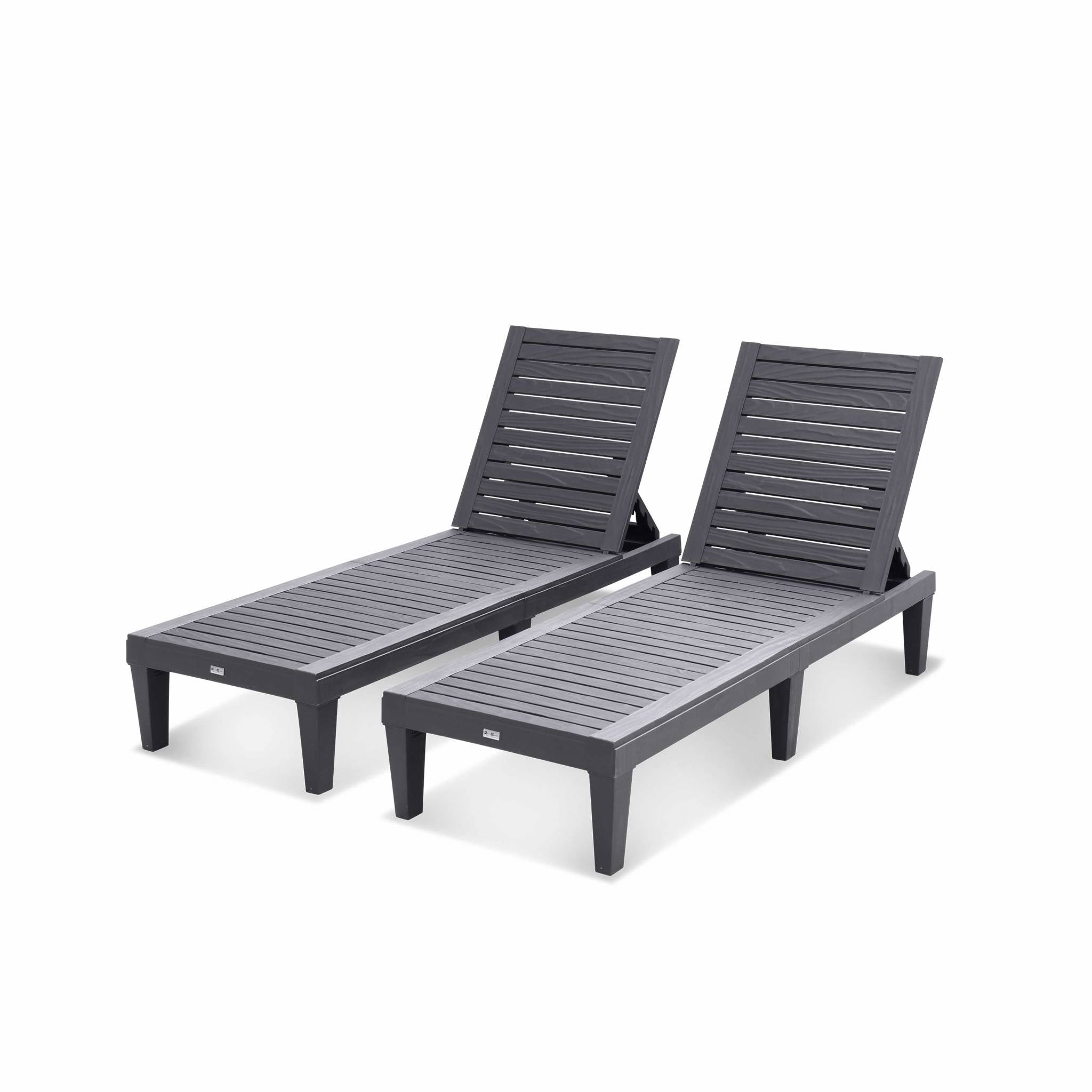 sweeek - Set van 2 verstelbare ligstoelen - PIA